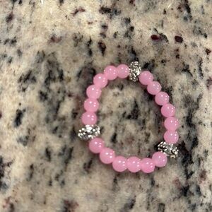 Handcrafted Bracelet “ Power Pink”